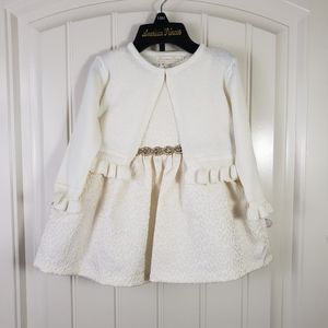 NWT American Princess Dress with Cardigan Size 18m